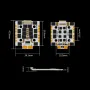 20mm*20mm ZEX BOREY Mini 80A 3-8S 4in1 AM32 ESC High Performance for RC FPV Racing Drone