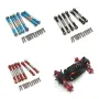 Upgraded Metal Parts Adjustable Tie Rod for Gladiator 1/14 ZD Racing MT16 BX12 X12S JIUSI MT14R PT14R RC Cars Vehicles Models Spare Parts Accessories