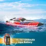 Volantexrc 797-6 SR40 2.4G 35mph RTR Brushless RC Boat Waterproof Auto Self Righting Reverse LED Light Water Cooling System Full Proportional High Speed Remote Control Ship Vehicles Models Toys