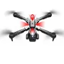 XKJ K10 MAX Upgrade Three Camera WiFi FPV with 4K ESC 3 Lens 360° Obstacle Avoidance Optical Flow Positioning Foldable RC Drone Quadcopter RTF