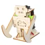 Wooden Walking Robot Model Assembly Kit DIY Children's Science Experiment Education Puzzle Toy Student Technology Small Production