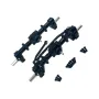 Upgraded Metal Front and Rear Door Bridge Set For WPL C14 C24 C34 C44 C54 C64 C74 C74-1 B14 B24 RC Car Part Remote Control Car Vehicle Model