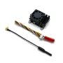 EWRF S1232T 5.8G 48CH 2W High Power VTX 200mW 500mW 1W 2W Power Support SmartAudio FPV Transmitter Built-in Microphone with Cool Fan for RC Drone