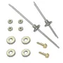 LDR/C LDP06 1/12 Unimog RC Car Spare Metal Full Gear Set of Front Rear Portal Axle L0063 Vehicles Models Parts Accessories