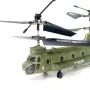 SYMA S026H 2.4G 3CH Dual Propellers Fixed Height Simulation Remote Control Model Helicopter Military Transport RC Helicopter