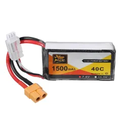 ZOP Power 7.4V 1500mAh 40C 2S Lipo Battery XT60 Plug