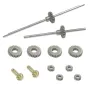 LDR/C LDP06 1/12 Unimog RC Car Spare Metal Full Gear Set of Front Rear Portal Axle L0063 Vehicles Models Parts Accessories