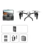 LSRC KS66 WiFi FPV with 6K HD Dual Camera Switchable Optical Flow Hover Brushless Alloy Material 197g RC Drone Quadcopter RTF