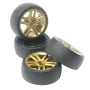 4pcs HBX 2188A 2195 1/18 4WD RC Car Wheel Tire Black 88172 Glod 88173 Parts