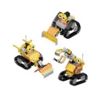 MoFun MZ8001 3 In 1 Smart RC Robot Block Building Programmable Bluetooth App Control Robot Toy