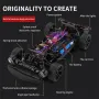 JJRC Q142 RTR 1/14 2.4G 4WD Drift RC Car Retro LED Light High Speed Full Proportional Flat On-Road Classic Vehicles Models Toys