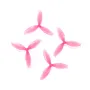 2 Pairs / 6 Pairs HQProp 2.4X1X3 2410 2.4 Inch 3-Blades Poly Pink Propeller 1mm Shaft for RC FPV Racing Drone