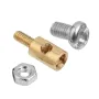 50Pcs 3.1mm Adjustable Pushrod Connectors Linkage Stoppers For RC Airplane