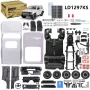 LDRC 1297 Pajero DIY KIT 1/14 4WD RC Araba LED Işık Off-Road Kamyon Tırmanma Kaya Tırmanma Aracı Tam Orantılı Araçlar Modelleri Uzaktan Kumandalı Oyuncaklar