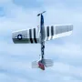 Dancing Wing Hobby E45 P-51 1000mm Wingspan EPP RC Airplane Fighter KIT/ KIT+Motor+Props+Servo+ESC Power Combo
