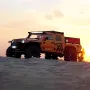 CROSSSRC EMO X4 1/8 2.4G 4WD 50 km/u RC-auto Rock Crawler Big Leopard Off-Road Klimwagen LED-licht Pick-up Reddingsvoertuigen Modellen Speelgoed Voor Achter Geblokkeerd Differentieel