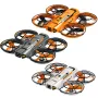 A21 PRO Mechanical Armor Style WiFi FPV with Dual Camera 180° Electrically Adjustable Optical Flow Hover Brushless Circle Fully Enclosed Protection Kids Gifts 2.4G 4CH 6-Axis Remote Control RC Toys Drone Quadcopter RTF