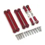 Upgraded Metal Front and Rear Tie Rod Set Wltoys 144001 144010 124016 124018 124007 124017 124019 124008 124007 124010 RC Car Parts