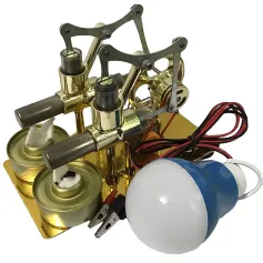 Stirling Engine Model Kit Steam Power Physics Popular Science Small Production Invention Experiment Education Teaching Tool