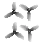 2 Pairs / 6 Pairs HQProp T2.8X2.4X3 2824 2.8 Inch 3 Holes 3-Blades Grey Propeller 1.5mm Shaft for RC FPV Racing Drones