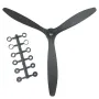 QTmodel 1170 11x7 inch Efficient 3 Leaf Blade Propeller for Petro Electric RC Models Airplane