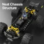 [EU/US Direct]JIUSI MT14R RTR 1/14 2.4G 4WD 80km/h Brushless RC Car 3S High Speed Off-road Truck Remote Control Racing Car Vehicles Models Metal Chassis Differential CVD Drive Shaft Rocket Motor Oil Filled Shocks Toys
