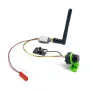EWRF 5.8G 40CH 600mW 7-12V Power FPV Transmitter Kits VTX Support OSD Analog 1200TVL Camera VTX for RC FPV Drone RC Car