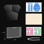 BRDRC Camera Lens 9H Hardness Anti-Scratch Tempered Glass Film Screen Protector for DJI Mavic 3 PRO RC Drone