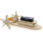 Electric Paddlewheel Boat Model Toy DIY Kits Children Educational Self Assembly
