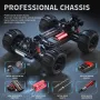 Funsky S910 Pro 1/16 2.4G 4WD 45km/h Brushless RC Car Two Battery Desert Off-Road High Speed Full Proportional Vehicles Models RTR Toys