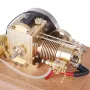 M16B 1.6cc Mini horizontal Air-cooled Single-cylinder 4 Stroke Gasoline Hit Miss Complete Engine Model with Wooden Base
