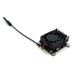 EWRF S1232T 5.8G 48CH 2W High Power VTX 200mW 500mW 1W 2W Power Support SmartAudio FPV Transmitter Built-in Microphone with Cool Fan for RC Drone