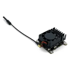 EWRF S1232T 5.8G 48CH 2W High Power VTX 200mW 500mW 1W 2W Power Support SmartAudio FPV Transmitter Built-in Microphone with Cool Fan for RC Drone