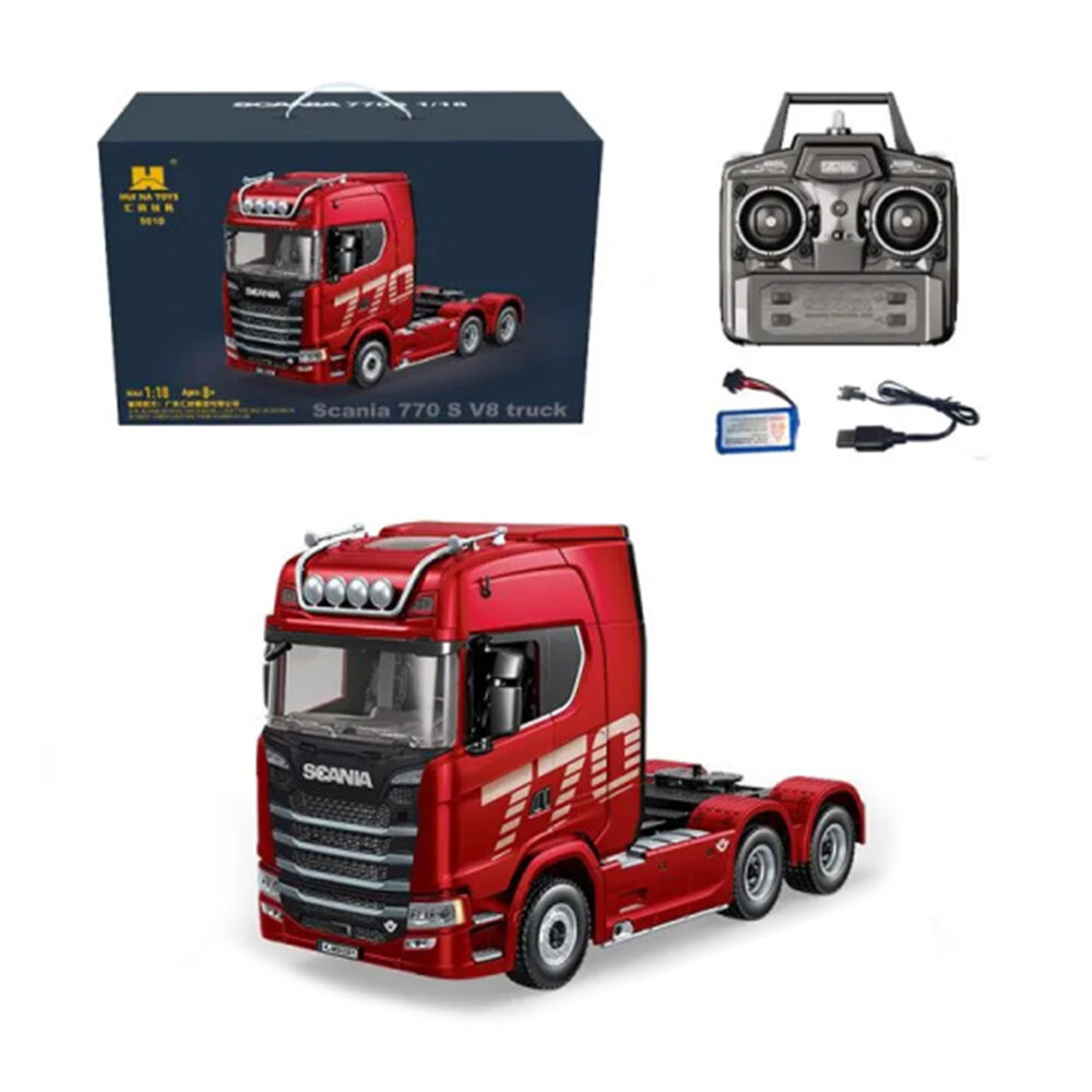 Red RC Truck W/ One Battery