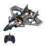 JJRC H130 2.4G EPP Foam Glider Altitude Hold Mode 360° Roll Turbofans Motors 4CH LED RC Toy Gift Remote Control Drone Airplane Quadcopter Stunt Fighter RTF
