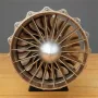 NIKOLATOY 1/20 WS-15 Turbofan Frighter Engine Model DIY Assembly Kit Excellent STEAM Education Science Discovery Toys Kids Children Gifts