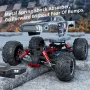 HW HW8810 RTR 1/16 2.4G 4WD 50km/h Brushless RC Car High Speed LED Light Off-Road Pickup Truck All Terrain Full Proportional Vehicles Models Toys