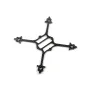 Happymodel Crux3 Spare Part 115mm Wheelbase Carbon Fiber Bottom Plate for RC FPV Racing Drone