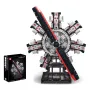 Mould King 10233 Technical Car Engine Model Motorized Radial Aviation Building Block Brick Assembly Kit 3089PCS Kids Toys Christmas Gifts