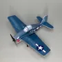 MinimumRC F6F Hellcat Q-series 320mm Wingspan 2.4GHz 4CH Gyro Stabilization Micro Fighter RC Airplane KIT with Brushed Motor