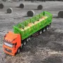 Huina 1312 1/18 2.4G 9CH Wireless RC Car Half Alloy Transport Truck Vehicle Models RTR for Children Toys