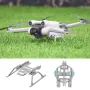 BRDRC Foldable Extended Heighten Landing Gear Skid Legs Protector Support for DJI Mini 3 / Mini 3 PRO RC Drone Quadcopter