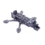 TEOSAW STEELE3 154mm / STEELE4 178mm Dingil Mesafesi 4mm Kol Kalınlığı X Tipi Çerçeve Takımı DIY RC Drone FPV Yarışı için VISTA DJI O3 Hava Ünitesini Destekler