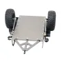 1/10 Metal CNC Simulate Trailer For D90 SCX10 TRX4 RC Car Parts Cralwer Models