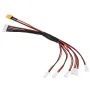 URUAV XT30 To PH2.0 1S Lipo Battery Charging Cable Wire For Happymodel Mobula6 Mobula7 EMAX Tinyhawk II D6