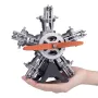 TECHING DM116 1/6 Metal Five-Cylinder Radial Engine DIY Assembly Kit Excellent STEAM Science Education Discovery Toys Children Gifts