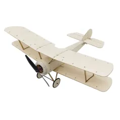 Dans Eden Kanatlar Hobi K6 Sopwith Pup 378mm Kanat Genişliği Balsa Ahşap Mikro RC Uçak Savaş Uçağı Çift Kanatlı Uçak KİTİ/ KİTİ+Güç Kombosu