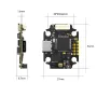 20*20mm iFlight Borg 5S Flight Controller 5V 12V BEC with 60A 60RS 4-8S ESC Stack Built-in ELRS 2.4GHz Receiver for RC FPV Racing Drone
