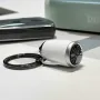 NIKOLATOY All Metal CNC MTM Aircraft Turbofan Engine Model Keychain Movable Propellers Creative Pendant Science Discovery Toys
