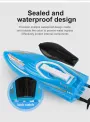 JJRC S8 RTR 2.4G RC Boat Stunt Mini Speedboat LED Light 360° Rotation Remote Control Racing Ship Waterproof Kids Children Toys Vehicle Models